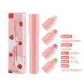 Dragon Ranee 4 Color Pink Lip Balm Lipstick Women's Warm Color-changing Moisturizing Non-decolorizing Moisturizing Lip Gloss