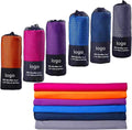 Sand Free Hot Selling Summer Sports Antimicrobial Custom Logo Microfiber Beach Towels with Print Design for Beach Use