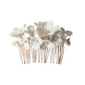 Handmade Elegant Wedding Hair Accessories Earring Set Bridal Headdress Hair Comb Jewelry Headband Tiara for Women