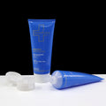 Custom Cosmetic Squeeze Tube 200ml Blue Cosmetic Packaging Tube Hand Cream Facial Cleanser Plastic Packaging Cosmetic Tube