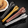 Premium 304 Stainless Steel Eco-Friendly Food Tongs BBQ Salad Color Custom Kitchen Outdoor Camping Serving Tongs Kitchen