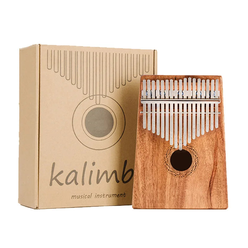 Wholesale Kalimba Thumb Piano 17 Keys Beginners African Finger Piano Instrument OEM Custom Kalimba Portable Instruments
