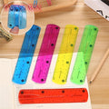 Chinese 20cm 8 Inch Transparent clear Soft PVC Flexible Ruler Funny Stationery 282