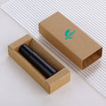 Luxury Refill Perfume Oils Roller Bottle Packaging 10 ml Black Gold Empty Roll on Bottle With Paper-box
