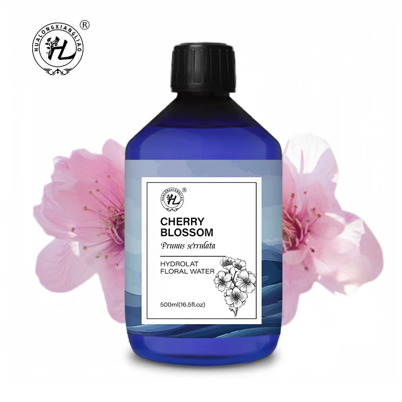 Sakura Hydrosol - Hydrolat for Skin Face Diffuser - 100% Pure Natural Cherry Blossom Floral Water | OEM 500mL