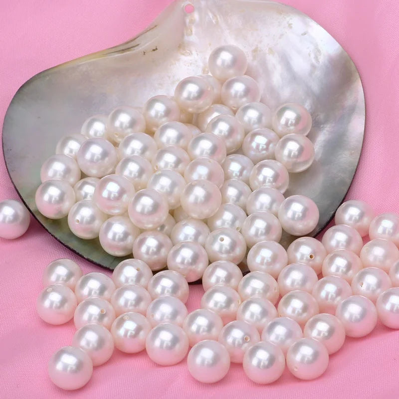 Fengzuan Jewelry High Luster Natural Freshwater Pearl 3-11mm Flawless Half Hole Loose Pearls for Jewelry Making