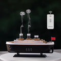 Wholesale Jellyfish Ship Model Aroma Diffuser with Remote Control Smoke Ring Humidifier