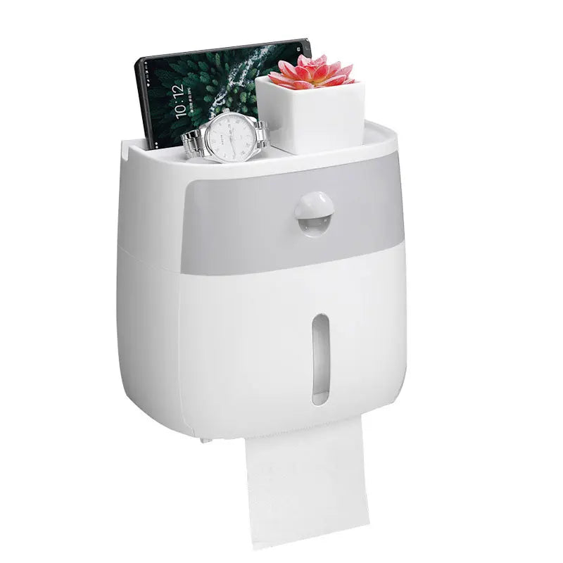 Tissue Dispenser Towel Holder Hot Sale Wall Mounted Plastic Kitchen Bathroom Toilet Roll Paper