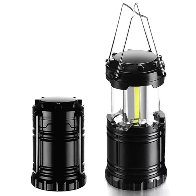 Handle Portable LED Camping Light with Hook COB Outdoor Mini Led Camping Lantern