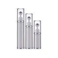 5ML 10ml 15ml Plastic Airless Eye Serum Cream Roll on Bottle with Steel Ball with Silver Ring