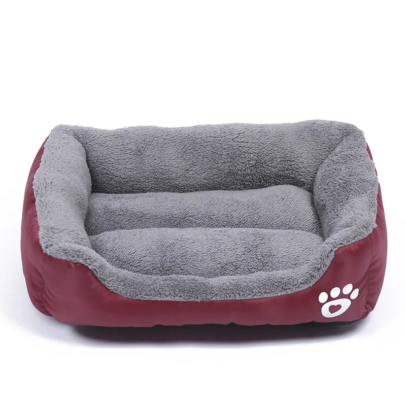 Luxury Custom Color Orthopedic Dog Bed Waterproof and Washable Pet Sofa Bed with Oxford Fabric Print Pattern for Dogs