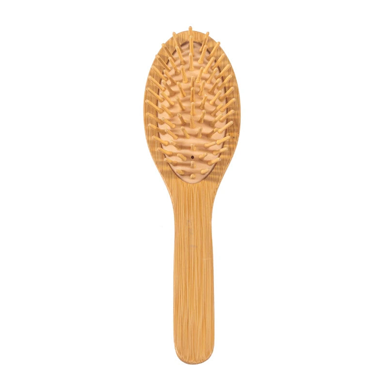Wholesale JF Brand Natural Bamboo/Wood Comb Silica Gel Bristles Air Cushion Design Custom Logo Customized Packaging Home Use