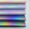 Embroidery PVC Faux Leather Square Stitch Design Stain Repellent Fabric Handbags Make-up Cases Home Textiles Shoes Cars Sofas