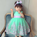 FSMKTZ Top Sale Girls Party Dresses Lace Tutu Skirt Fancy Girl Dress Costume New Children's Dress Skirt Princess