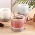 Nordic Ins Style Kiln Change Ceramic Coffee Mug High Color Value Office Casual Cup Creative Personality Retro Mug