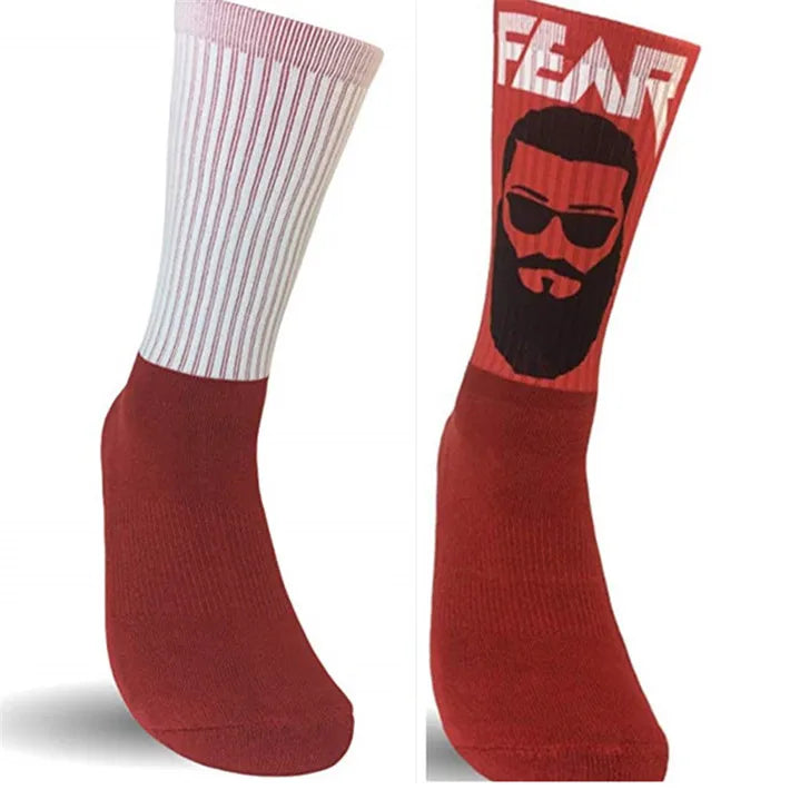 Manufacturer Custom Men Polyester Custom Logo Crew Socks and Sport Fashion Design High Performance Sublimation Socks