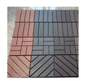 Cheap Interlocking Wpc Decking Tiles Outdoor Balcony Garden Terrace Splicing Plastic Wood DIY Floor Exterior