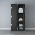 Home Furniture Hot Sale Modern Metal Wardrobe Bedroom Cabinet Iron Steel Locker Storage for Workshop Living Room Gym