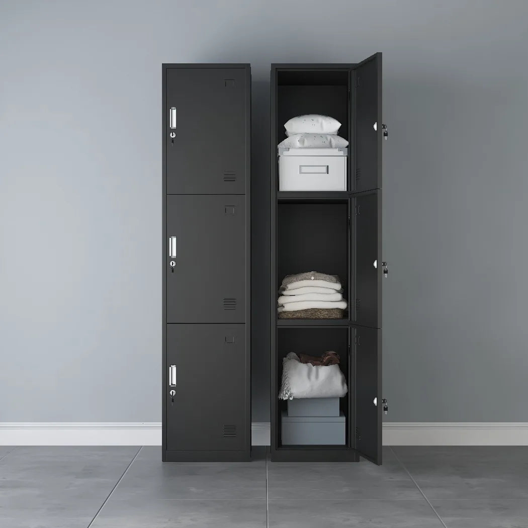 Home Furniture Hot Sale Modern Metal Wardrobe Bedroom Cabinet Iron Steel Locker Storage for Workshop Living Room Gym