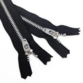 Wholesale Yns Custom Logo Auto-Lock Close-End Aluminium Metal Zippers for Jeans Pants Jackets Shoes Bags