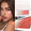 Custom Wholesale Makeup Gradient Blush Plate No Logo Beauty Vegan Blusher Palette Pigmented