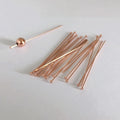 DIY Handmade Jewelry Accessories Rose Gold Filled Flat Head Pins for Pearl