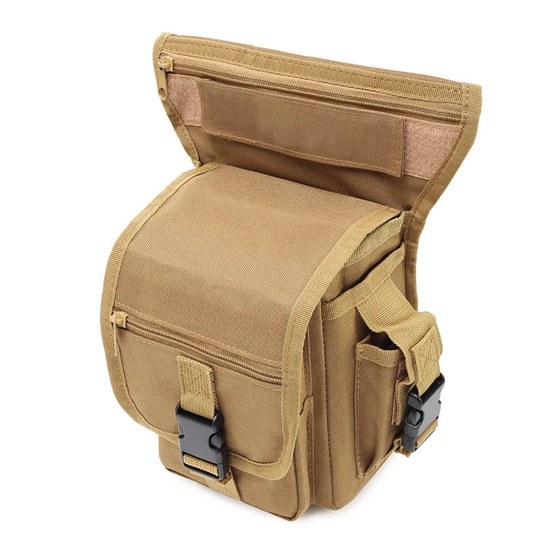 Lupu 1L Tactical Belt Leg Bag for Men Customized Logo High Strength Polyester Water-Proof Feature for Hunting