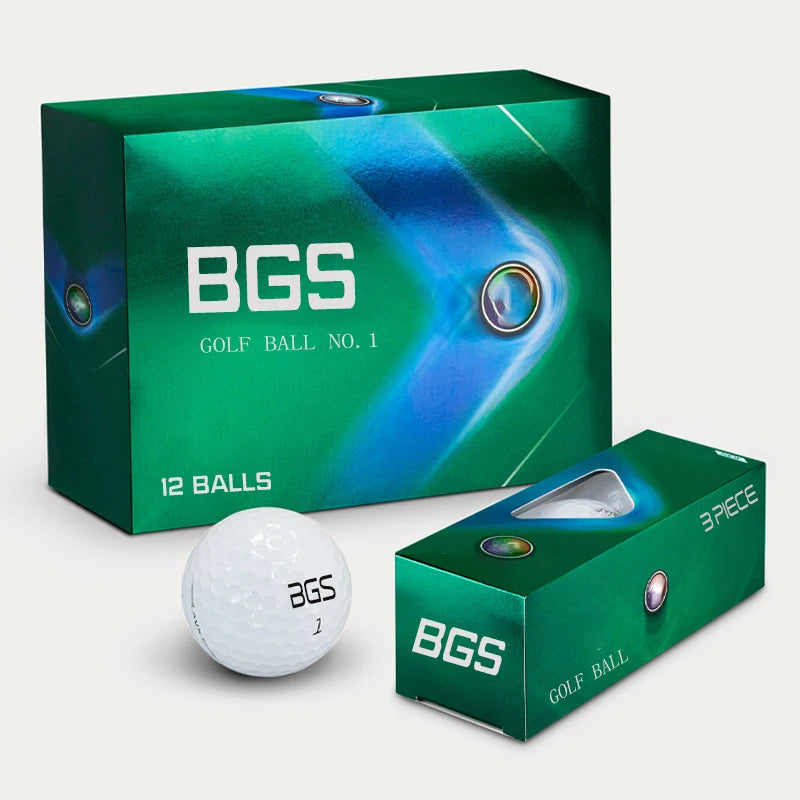 Custom Logo 3 Pack OEM Tournament Golf Balls 4 Layer Urethane Core 332 Dimple Hardness 90-105 42.6-42.8mm Training Use