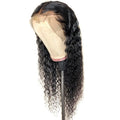 Vendors Wholesale Top Selling 13X4 Lace Front Wig  Peruvian Virgin Human Hair Water Curly Wave Glueless Wig Can Be Customized
