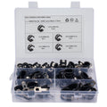 BAJUTU Rubber Buffer Insulation Metal Clamp Stainless Steel Cable Clamp Pipe or Wire Installation Rubber Hose Clamp