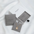 Hot Selling Grey Microfiber Custom Jewelry Package for Earring Bracelet Necklace Pendant Jewelry Box and Insert Pad with Log