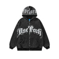 New Fashion Comfortable Cotton Zip up Vintage Hoodie Durable Acid Washed Men Hoodie for Outdoor