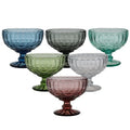 Daily Use Eco-Friendly Minimalist Dishwasher Safe Solid Color Easy Wash Home Party Kids Salad Fruit Ice Cream Glass Bowls