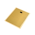 Hidden Brushed Gold Kitchen Sink Single Bowl Bar Small Size Stainless Steel Balcony Sink 35x45 30x45