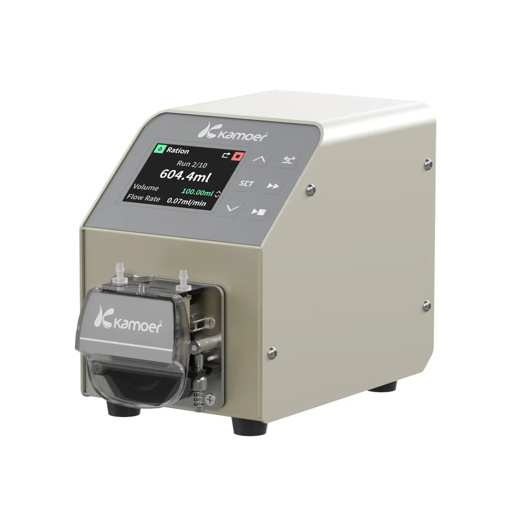 Kamoer LLS Plus V3 Peristaltic Pump Closed Loop Stepper Motor AC110V-220V Variable Speed 180ml/min Intelligent Lab Dosing Pump