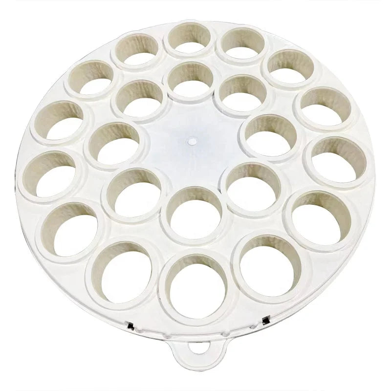 Snooker Ball Cleaning Machine Accessory  Washer Spacer Grid Disk Plate with 16 Pcs Woolen Ring  for 52.5mm Ball Cleaner
