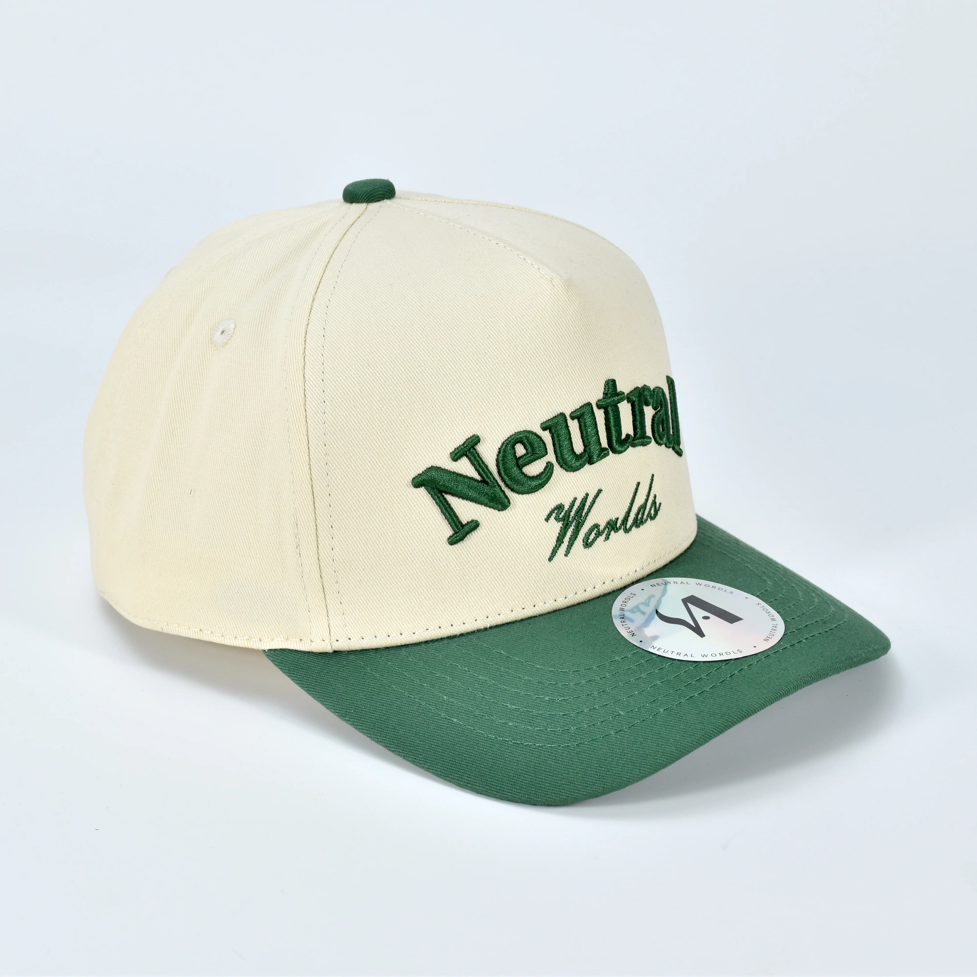 Factory Direct 100% Cotton 5-Panel Gorra Hat Breathable Two-Tone Street Style Sports Cap Custom 3D Embroidery Waterproof Terry