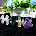 Kindfull Customized  Natural Crystal Stone Amethyst Balloon Dog Crystal Carving Animals