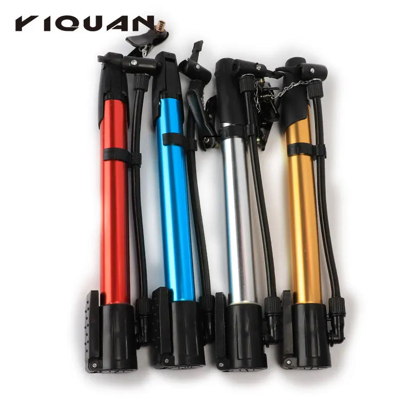 Mini Portable  Aluminum Alloy Tire Air Inflator Pump for Mountain Bike Bicycle Accessory