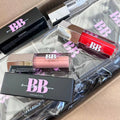 Hot Selling 5ml Round Lip Gloss Tube Double Pearl Rhinestone Skin Lipgloss Tubes Lipstick Lip Glaze Wand Tube Cosmetic Package