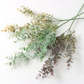 Wholesale Single Stem Artificial Plastic 67cm Eucalyptus Leaf Real Touch for Garden