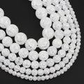 Wholesale 6/8/10/12mm White Cracked Crystal Quartz Round Loose Beads for Jewelry Making