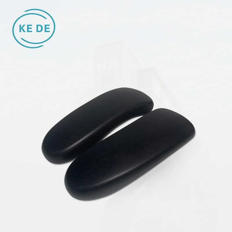 KEDE Manufacturer Adjustable Comfortable Black PU Modern Ergonomic Office Chair Armrest Pads Eco-Friendly Design Easy Clean
