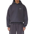 OEM Quality Mens Boxy Cropped Oversized Dropshoulder Pullover Hoodies Manufacturer Sweatshirt Custom Cotton Streetwear for Men