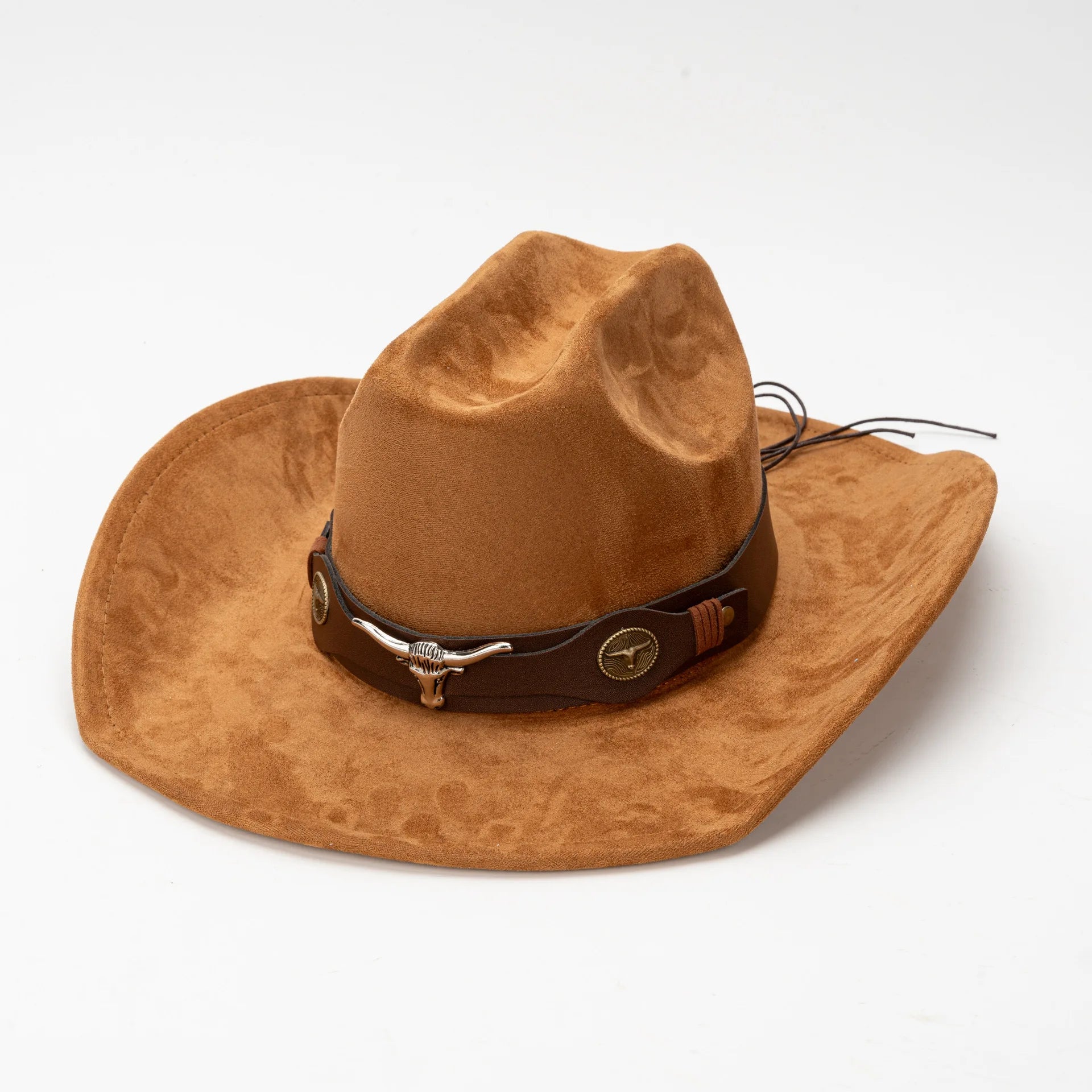 Wholesale Autumn Winter Trendy Women Wide Curved Brim Faux Suede Concave Boater Top Hat Fashion Fedora Hat for Outdoor