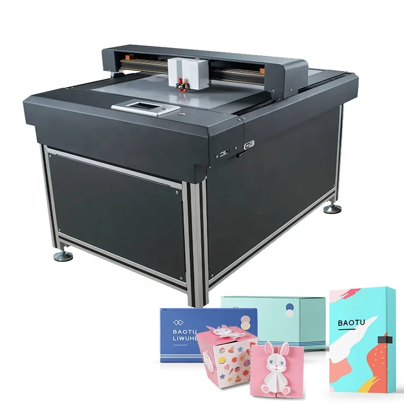 Flat Bed Printer Cutter Plotter 600*900mm Flatbed Printer Cutter Plotter Die Cutting Machine Support DTF Crystal logo Cutter