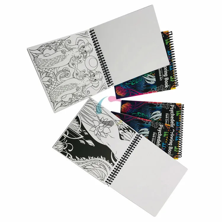 Custom Kid Mandala Children Magic Ladybug Coloring Book Printing