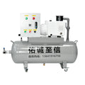 25m3/H -100KPa 220V/380V 750W Rotary Vane Vacuum Pump Set Air Compressor Pump Head With 40L Air Storage Tank