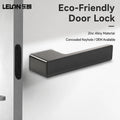 OEM Brand Logo Custom Minimalist Round/Square Design Ecological Handleset Lever Handle Interior Hardware Magnetic Latch Lockset