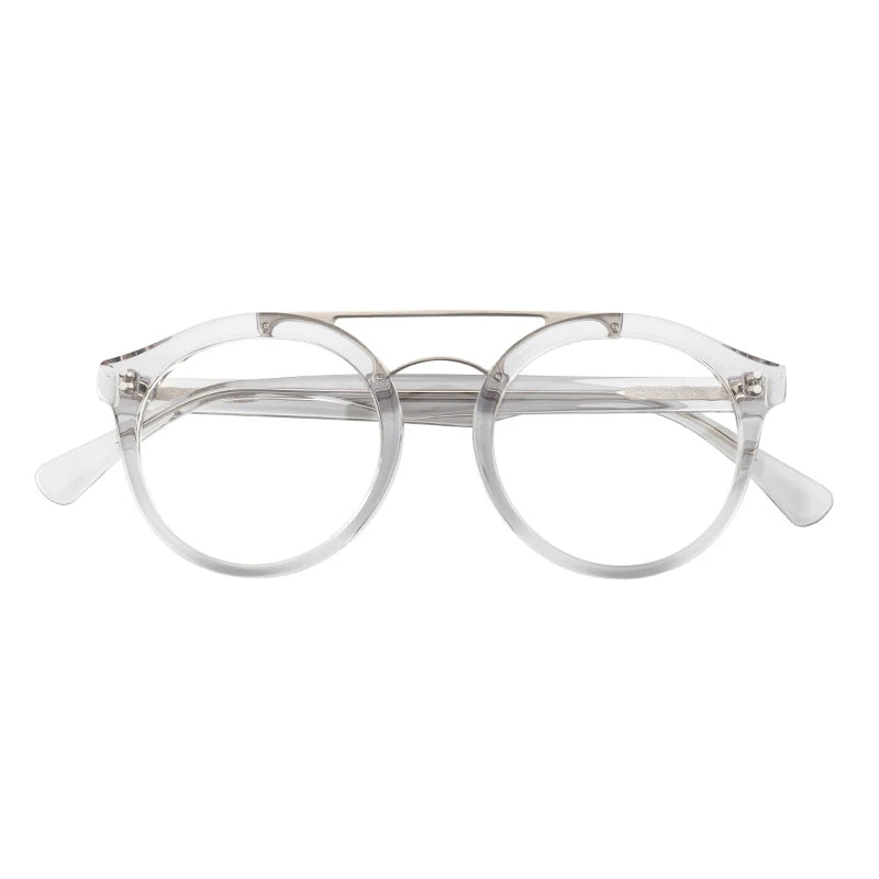 Classic Brand Anti Blue Light Double Bridge Acetate Eyewear Spectacles Glasses Eyeglasses Frames for Men